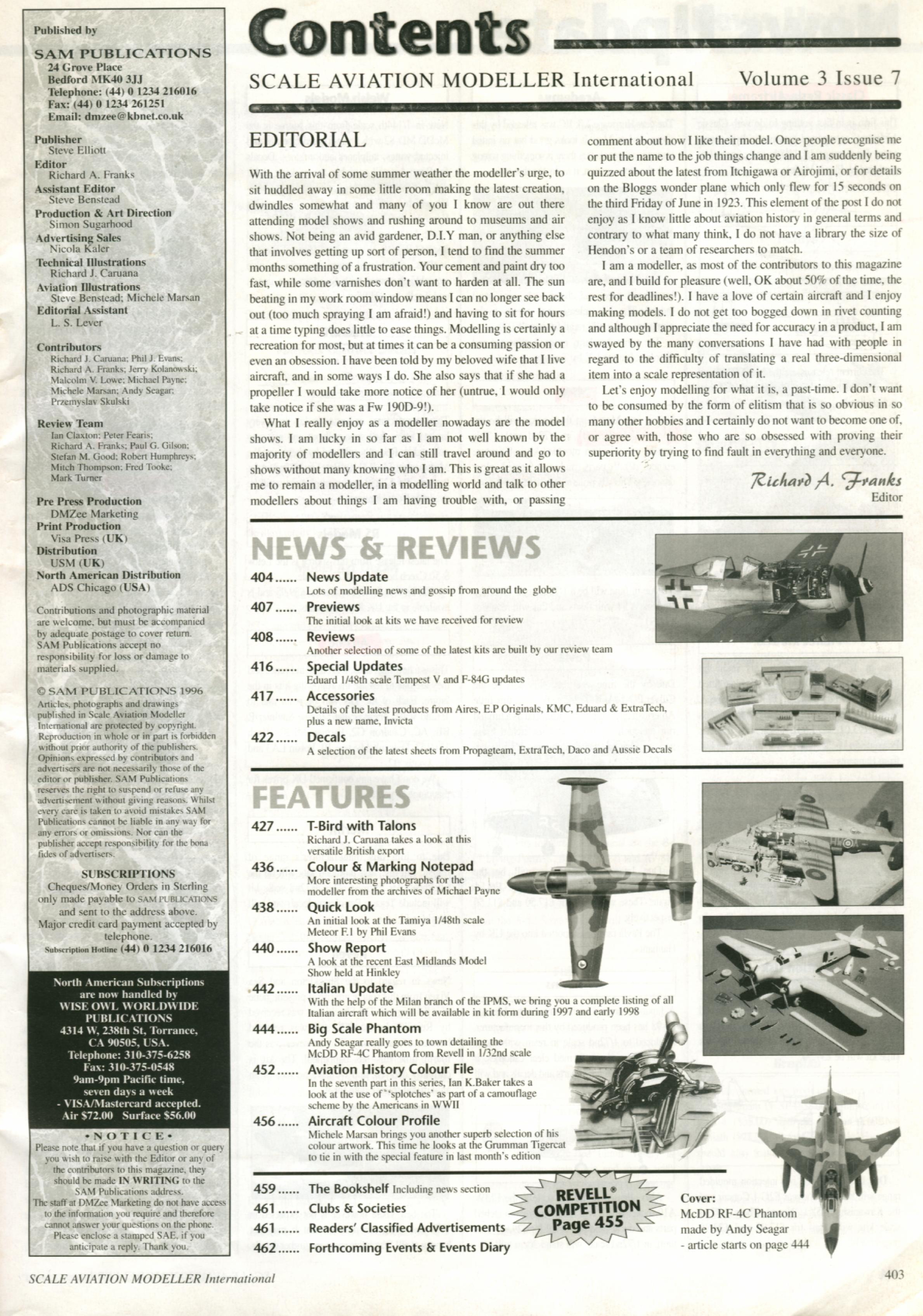 Scale Aviation Modeller International 1997-07